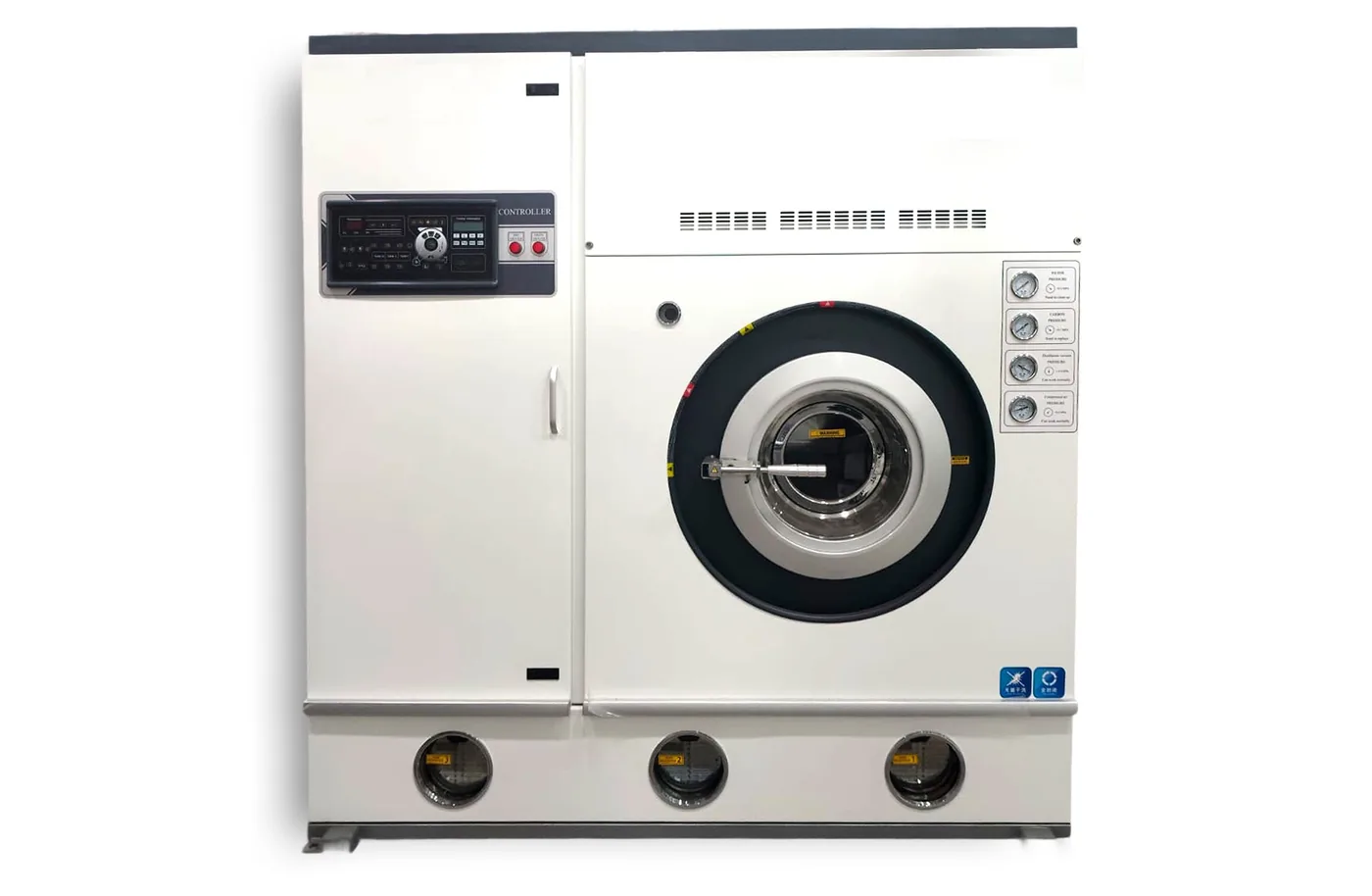 Hydrocarbon dryclean machine used by Wash4You