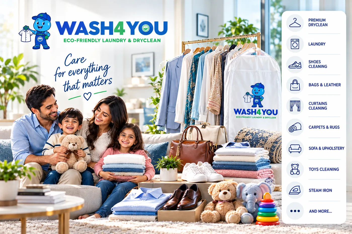 Wash4You: care for everything that matters