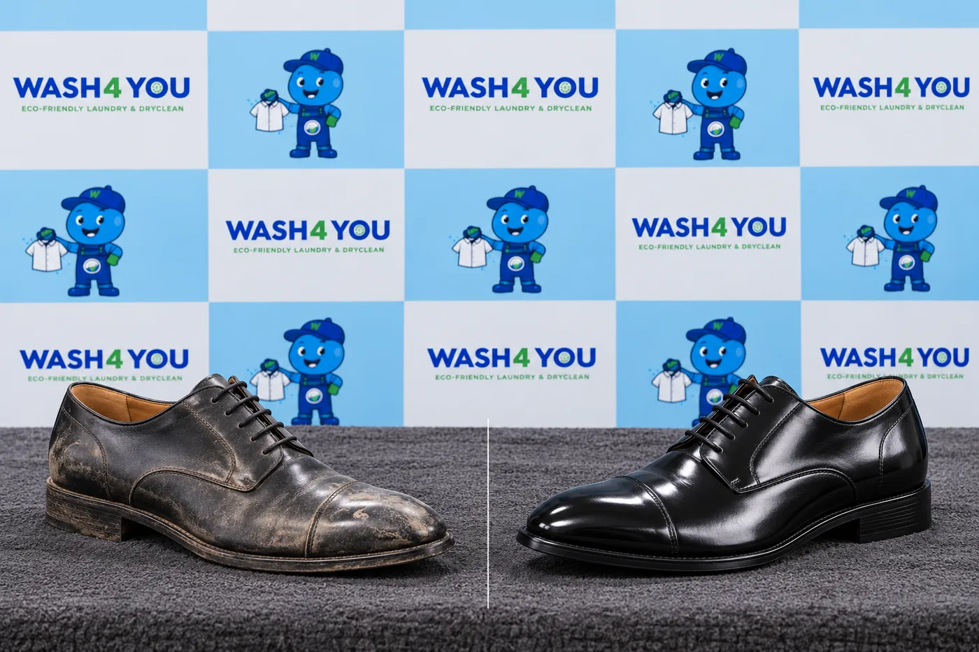 Leather shoes after care by Wash4You