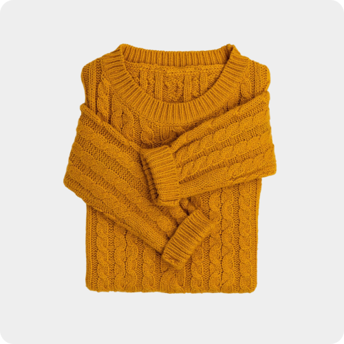 Cardigan cleaned by Wash4You