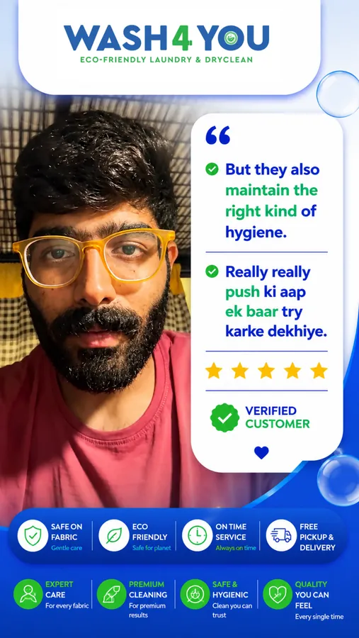 Verified Wash4You customer review