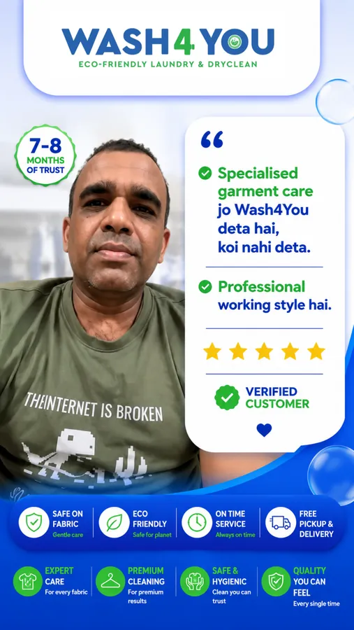 Verified Wash4You customer review