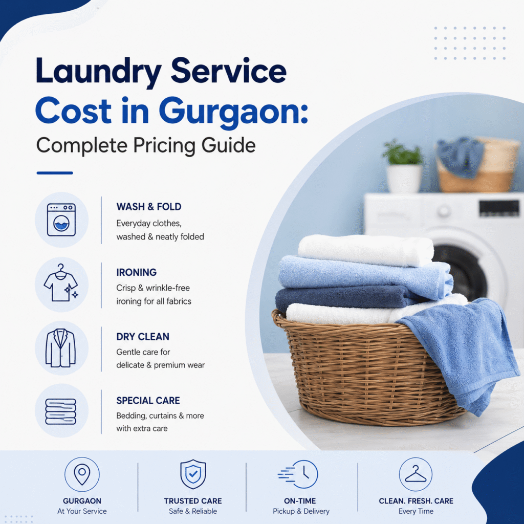 Laundry Service Cost in Gurgaon