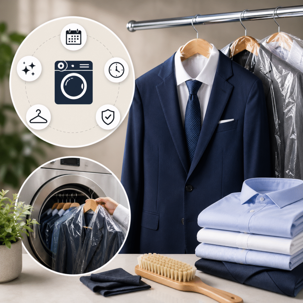 how often should you dry clean formal clothes
